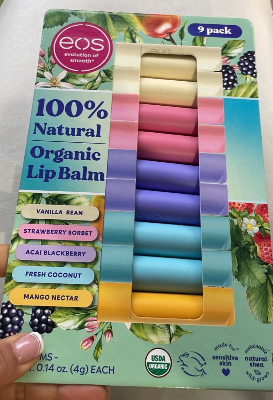 EOS Bálsamo Labial Orgánico – Frutas Tropicales (Precio por unidad)