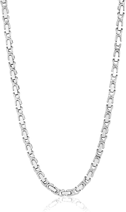 Collar Bizantino de Acero Inoxidable para Hombre 8 mm | Invicta
