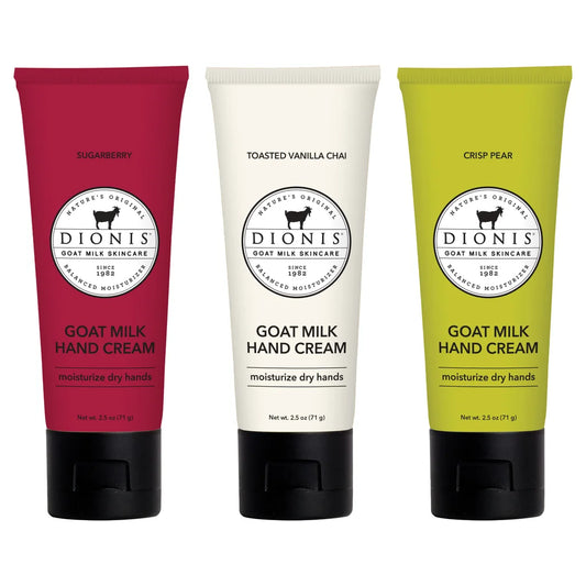 Dionis Goat Milk Hand Cream – Pack x3 Cremas de Manos Perfumadas de Leche de Cabra