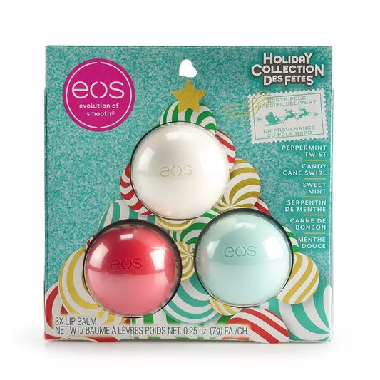 EOS Bálsamo Labial Edición Limitada – Sabores Navideños (Precio por unidad)