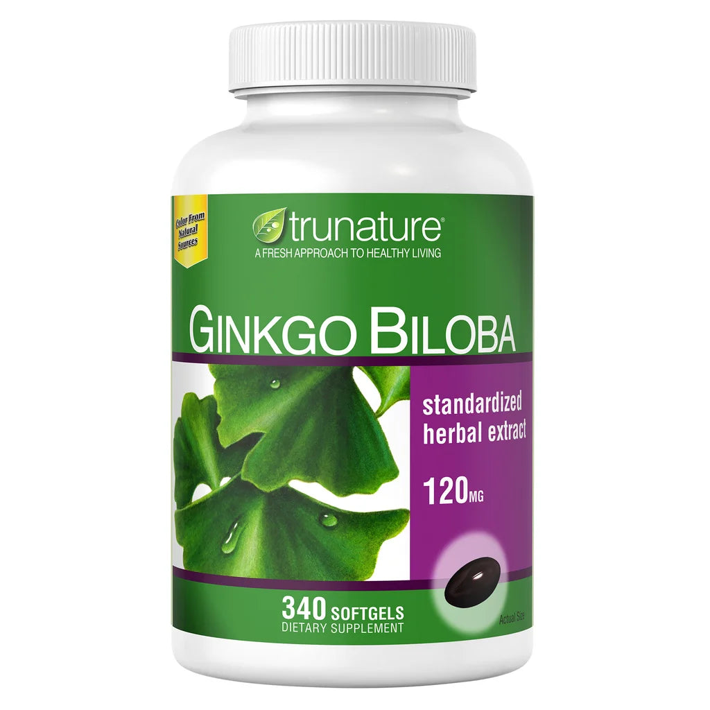 Ginkgo Biloba 120 mg - 340 softgels | Trunature