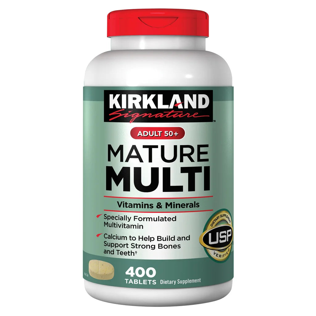 Mature Multi Adult 50+ – 400 tabletas | Kirkland Signature