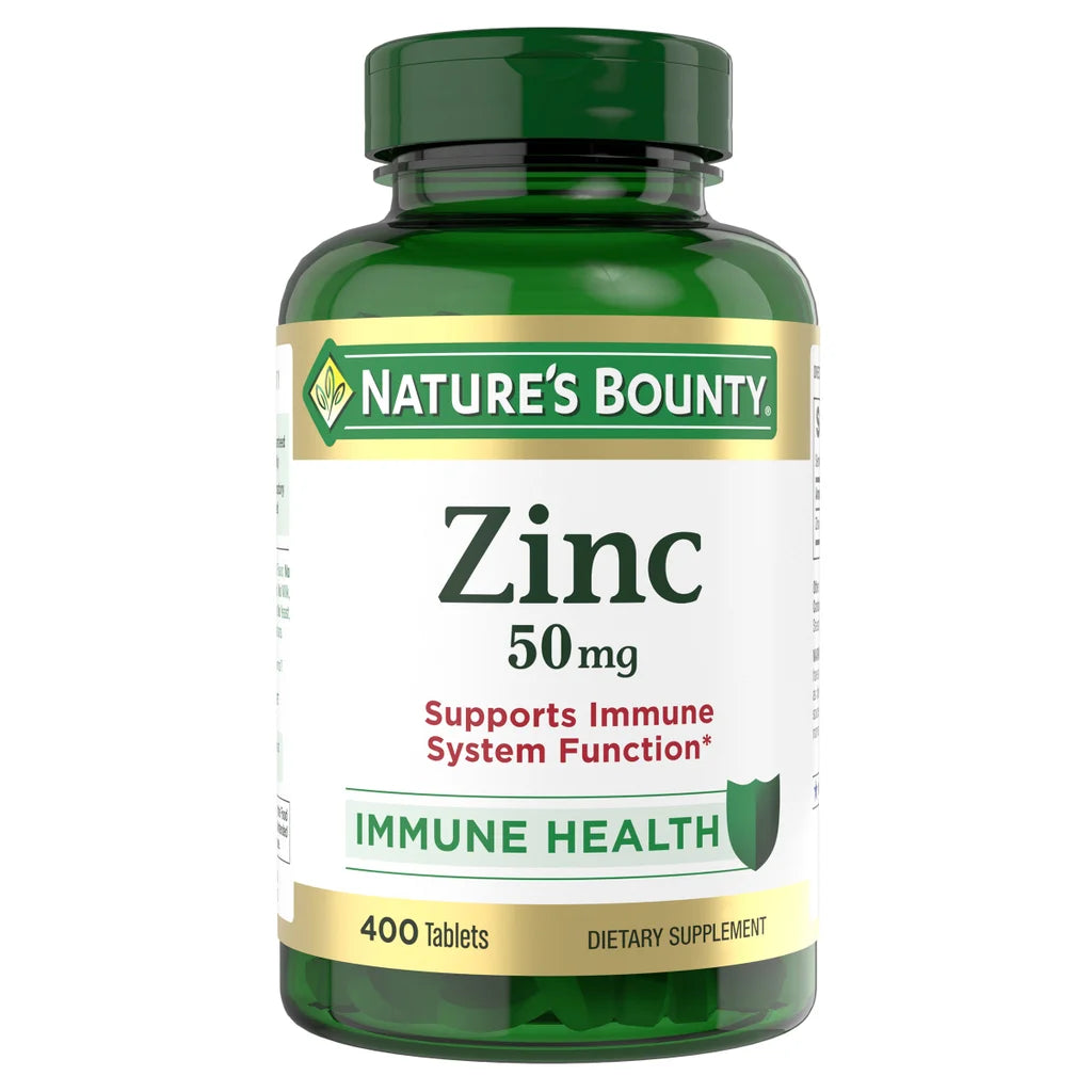 Nature’s Bounty Zinc 50 mg – 400 tabletas