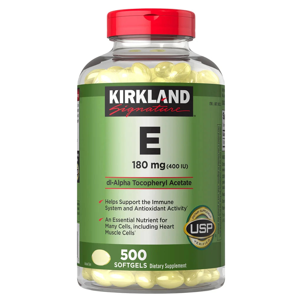 Kirkland Signature Vitamina E 400 IU – 500 softgels