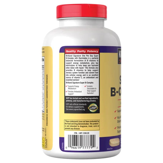 Super B-Complex con Electrolitos – 500 tabletas | Kirkland Signature