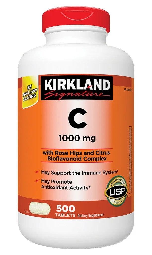 Vitamina C 1000 mg – 500 tabletas | Kirkland Signature