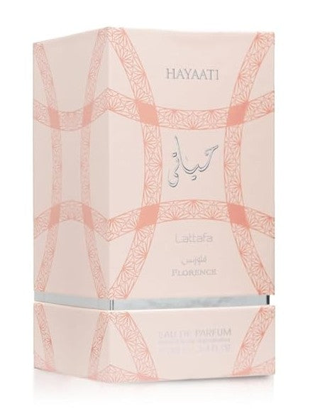 Lattafa Hayaati Florence EDP 100 ml – Perfume para Mujer (Edición Premium)