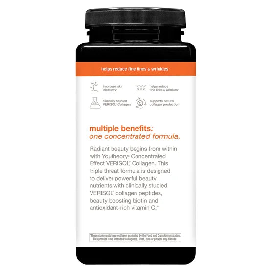 Colágeno VERISOL con Biotina y Vitamina C – 345 Tabletas | Youtheory