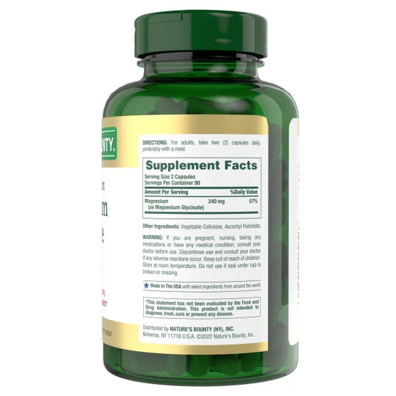 Iron Glycinate – 300 cápsulas | Nature’s Bounty