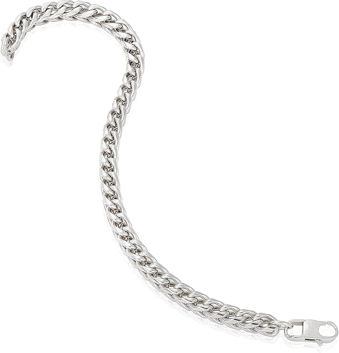 Pulsera Franco de Acero Inoxidable para Hombre 6 mm | Invicta