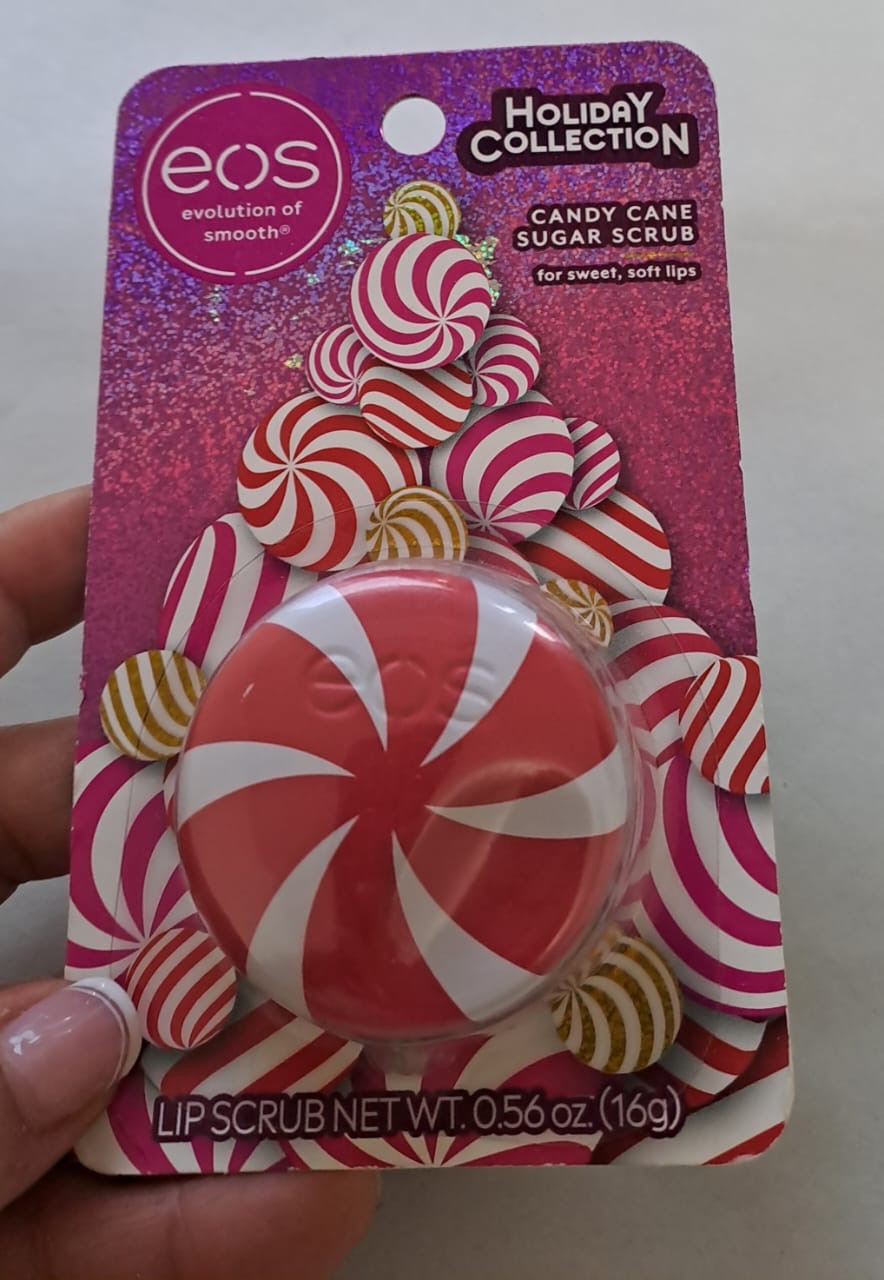 EOS Holiday Lip Scrub – Candy Cane Sugar (0.56 oz)