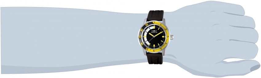 Reloj Invicta Specialty para Hombre – Modelo 12846, Correa de Silicona Negra