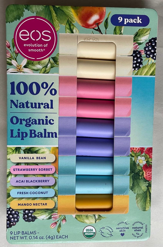 EOS Bálsamo Labial Orgánico – Frutas Tropicales (Precio por unidad)