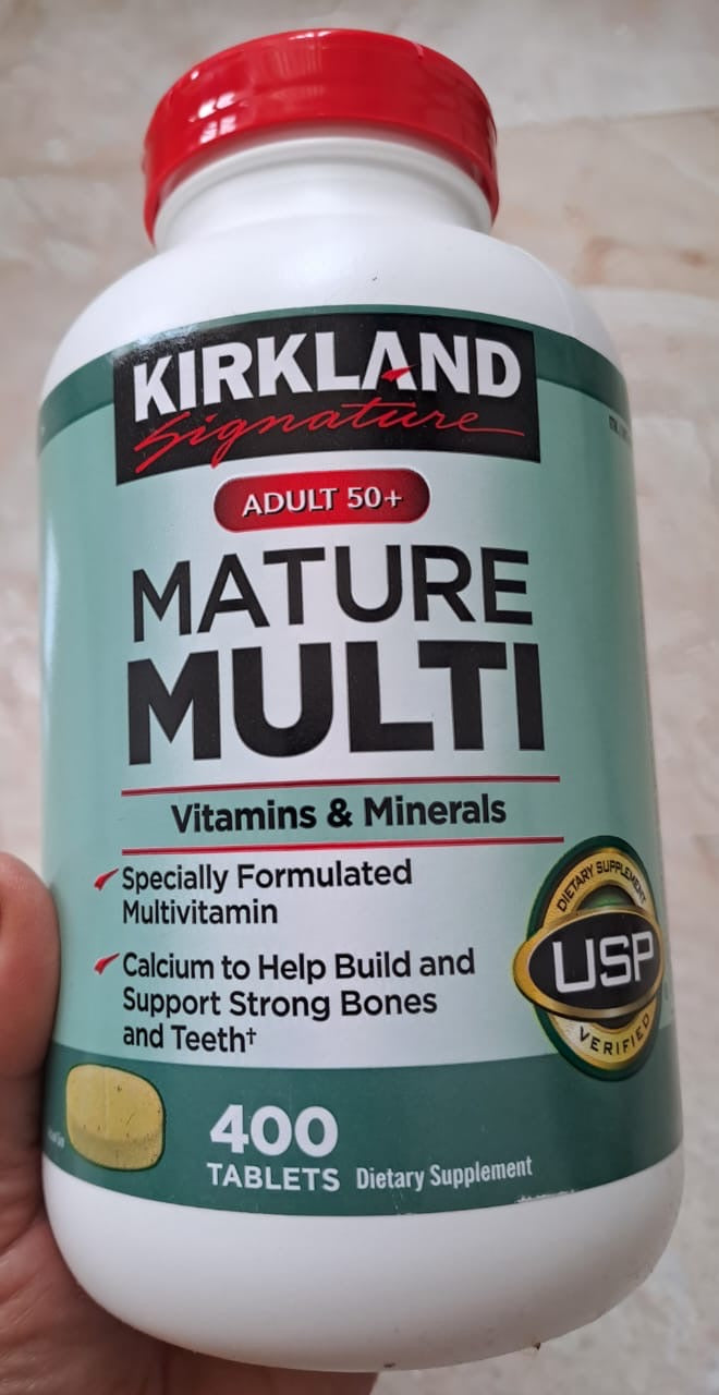 Mature Multi Adult 50+ – 400 tabletas | Kirkland Signature