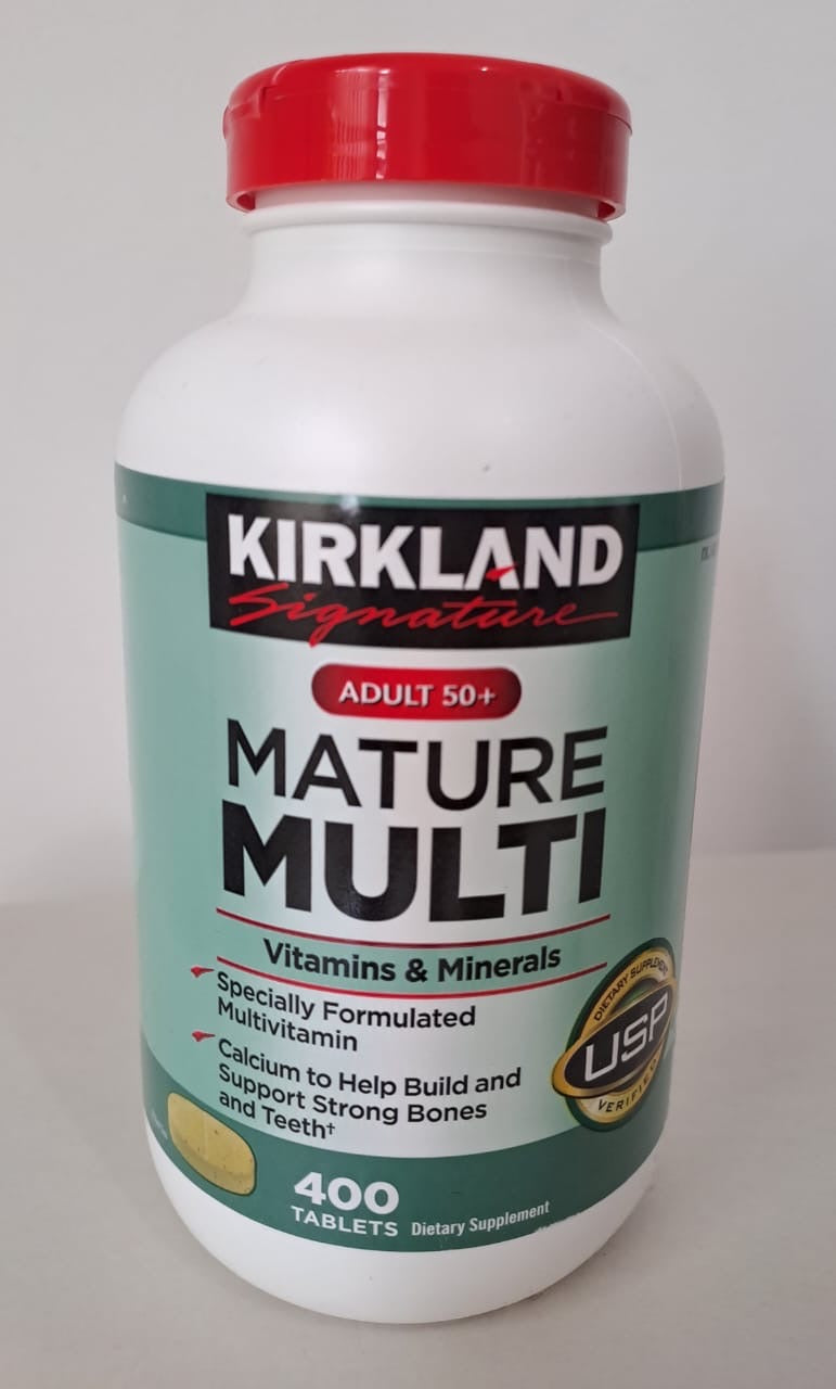 Mature Multi Adult 50+ – 400 tabletas | Kirkland Signature